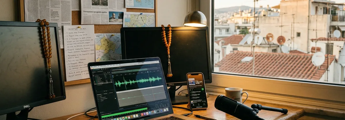 Δημοσιογράφος μετατρέπει άρθρο σε podcast με AI φωνή