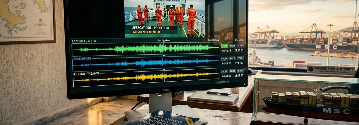 Εκπαίδευση πληρώματος πλοίου με audio briefing