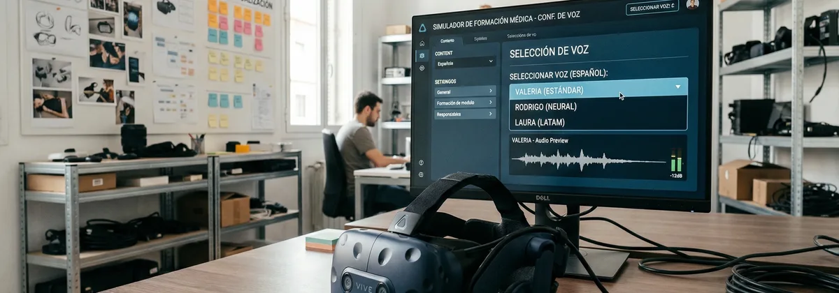 Laptop mostrando brand book con reproductor de audio integrado