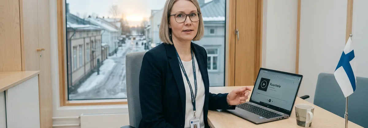 Kaupungin verkkosivuston sisältöä muutetaan äänimuotoon