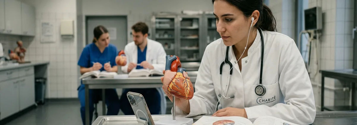 Kreator konten faceless Indonesia mengedit video dengan AI voice over di layar