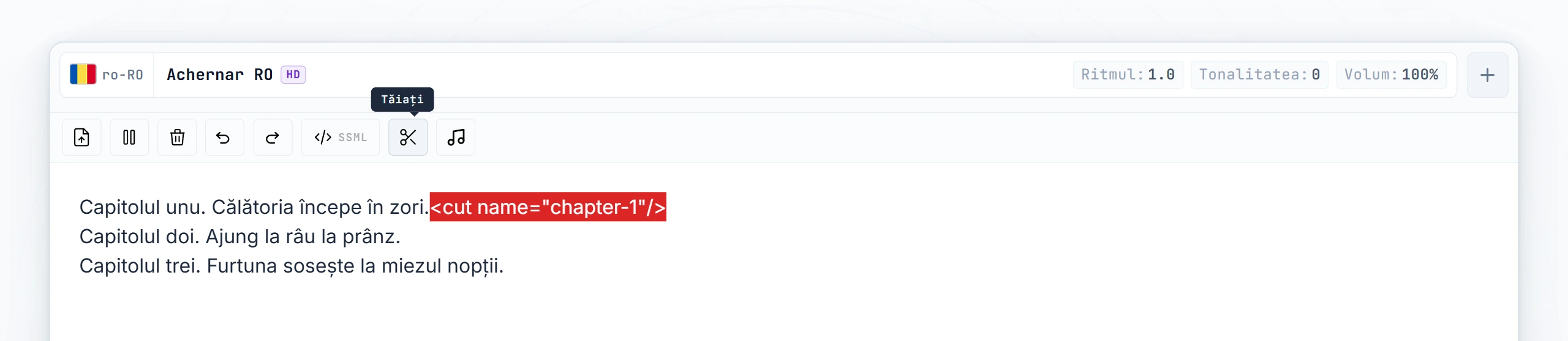 Trei segmente produse după prima conversie