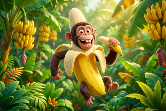 Chimpanzini Bananini — chimp with banana body