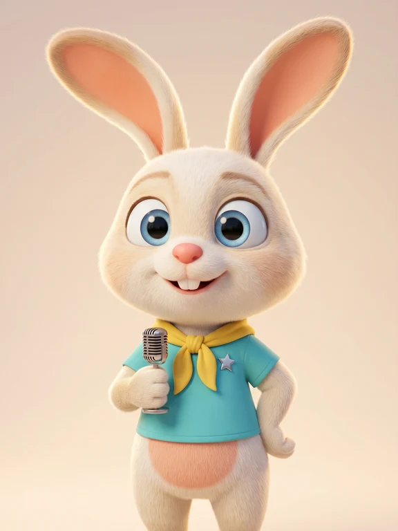 Normal Cartoon rabbit pose