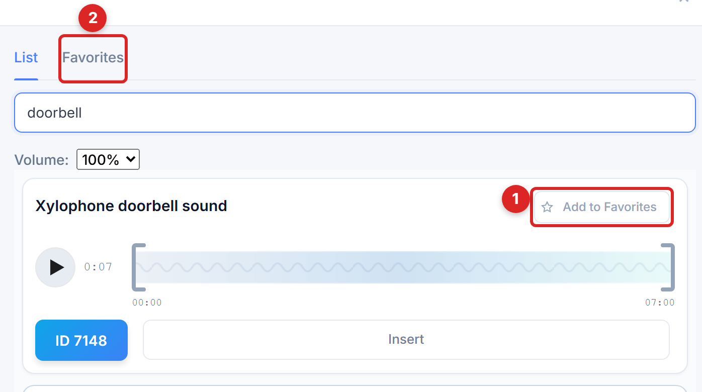 Add to Favorites star and the Favorites tab