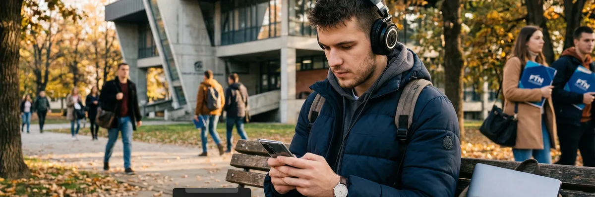 Studenti na Fakultetu tehničkih nauka u Novom Sadu slušaju e-učenje