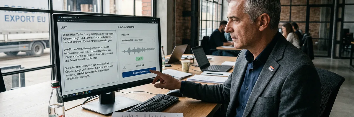 Srpska kompanija šalje audio prezentaciju klijentima u Nemačkoj