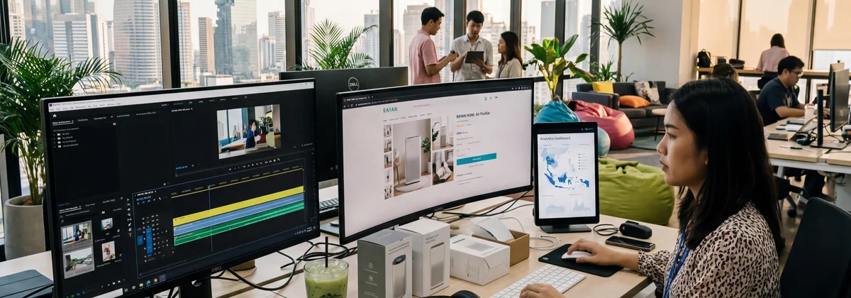 ทีมมาร์เก็ตติ้งสร้างโฆษณาวิดีโอด้วยเสียง AI