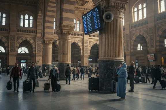 الإعلانات العامة والتعليم — مترو القاهرة ولافتات المتحف المصري