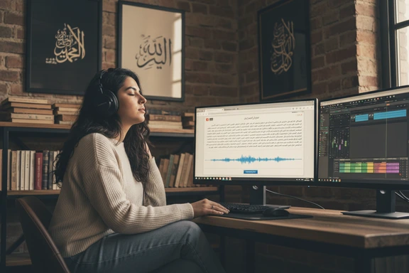 إعلام الجالية العراقية — أفق بغداد وجسر دجلة