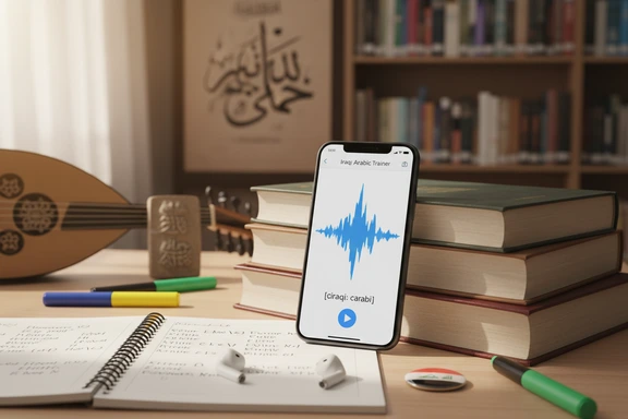 تعلّم اللهجة العراقية — بطاقات تعليمية وملاحظات نطق بغدادية