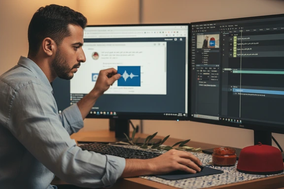 Contenu diaspora maghrébine — créatrice franco-tunisienne tournant pour YouTube et TikTok