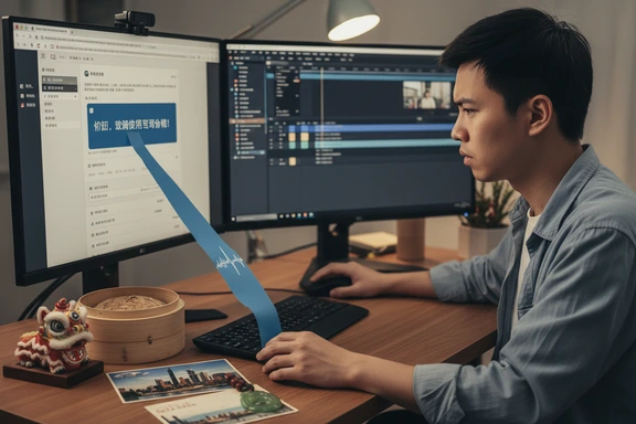 海外广东乡亲 — 北美唐人街长辈观看家乡视频