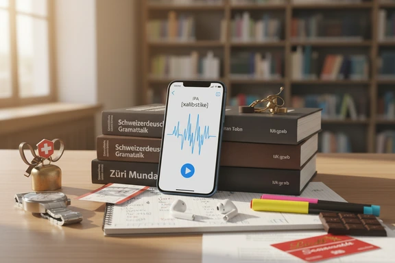 Lernmaterial mit Helvetismen-Karteikarten für Schweizer Hochdeutsch