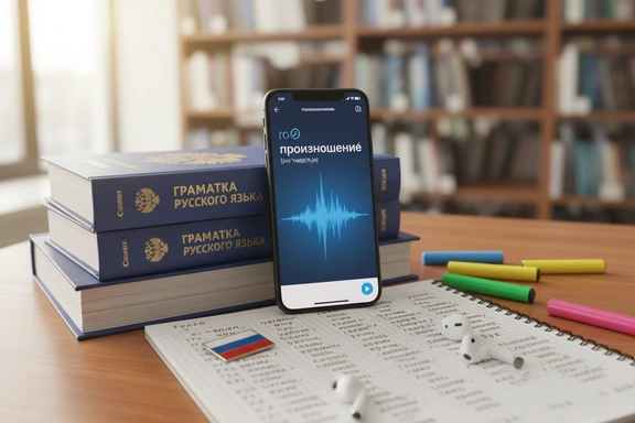 Rusça telaffuzu sesli öğrenme