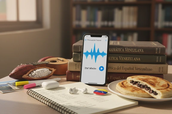 Plataforma de e-learning venezolana con módulo corporativo y tarjetas de léxico caribe