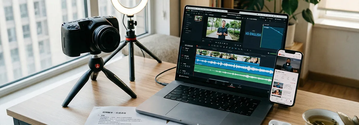 中文创作者使用AI英语配音拓展YouTube海外观众